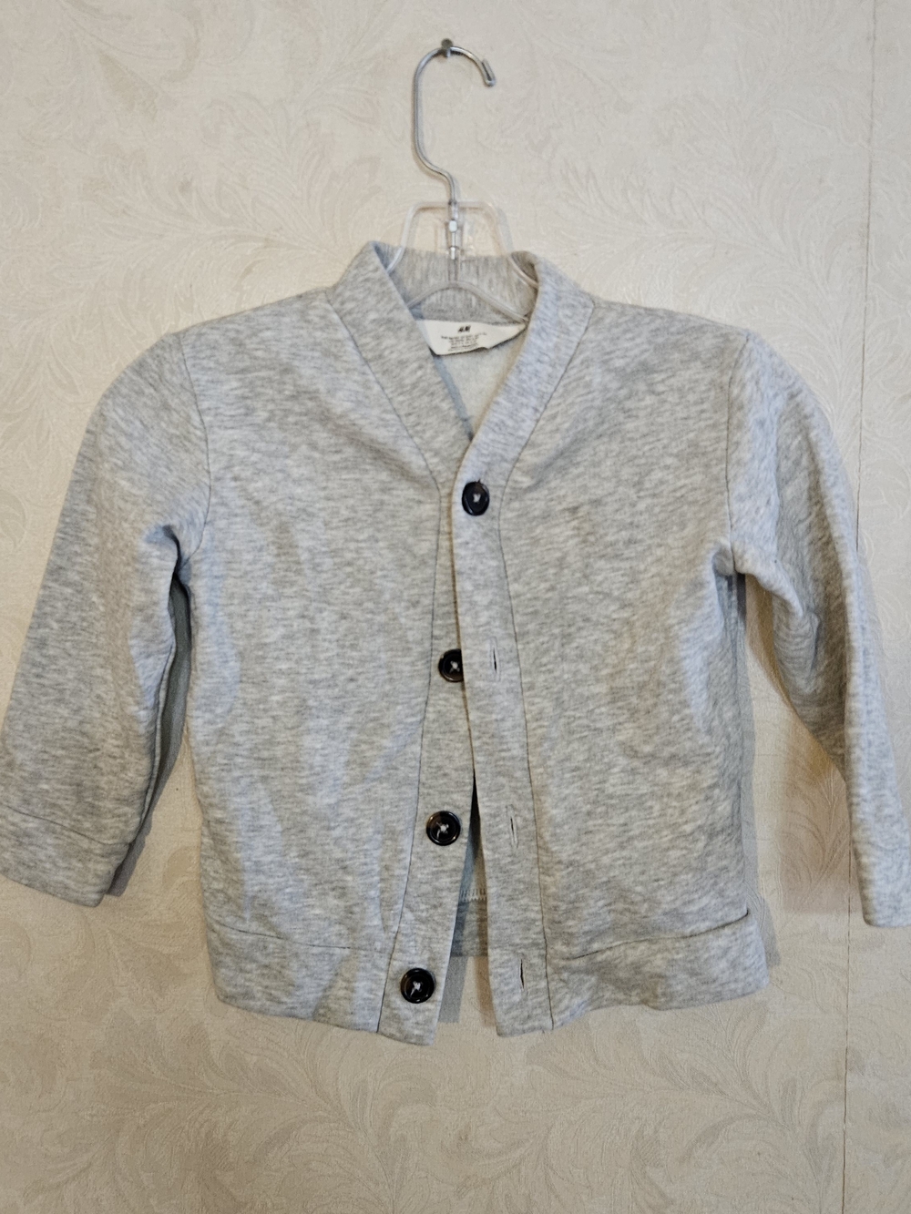 H&M Light Gray Button-Up Kids Jacket